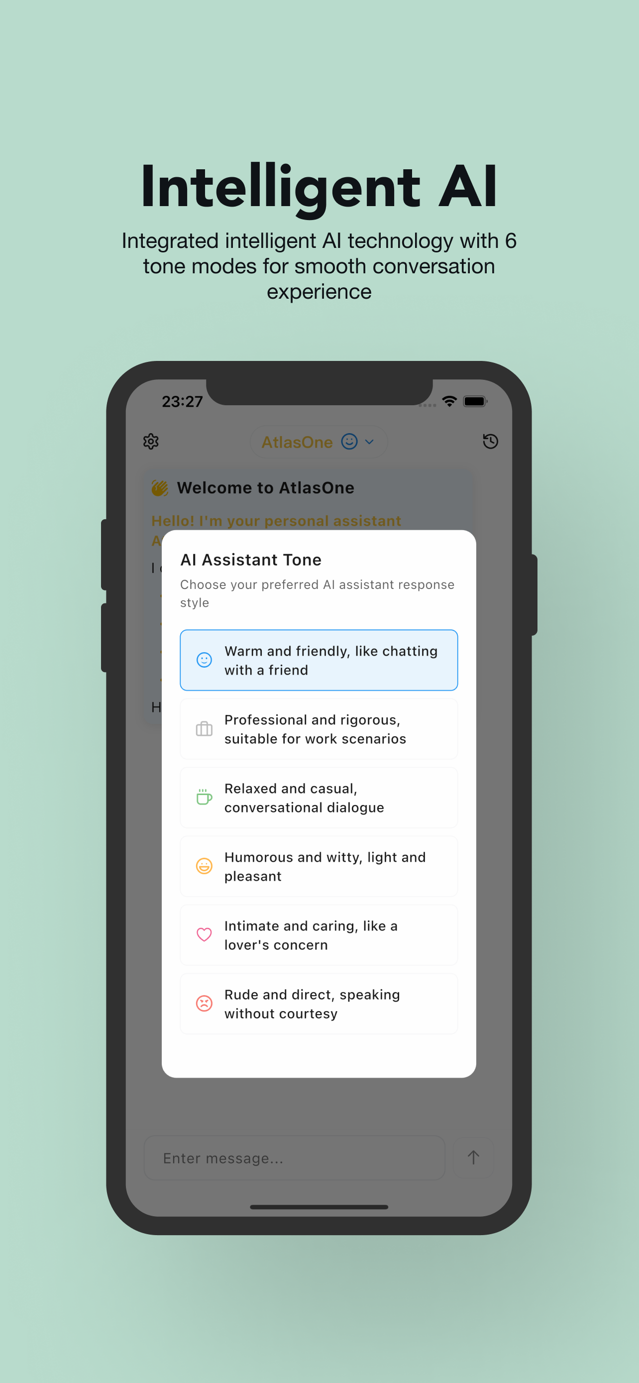 AI Chat with Multiple Tone Modes